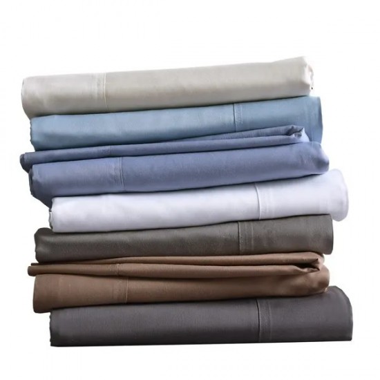 Royal Hotel Bedding Silky Soft Bamboo Cotton Blend Hybrid Sheet Sets, Deep Pocket Sheet