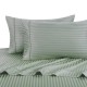 Royal Hotel Bedding Striped 500 Thread Count Bed Sheet Set 100 Percent Cotton, Sateen, Deep Pocket