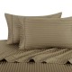 Royal Hotel Bedding Striped 500 Thread Count Bed Sheet Set 100 Percent Cotton, Sateen, Deep Pocket