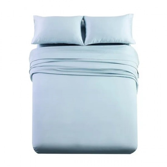 Royal Hotel Bedding Solid 1000 Thread Count Bed Sheet Set 100% Cotton, Sateen Weave, Deep Pocket