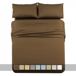 Royal Hotel Bedding Solid 1000 Thread Count Bed Sheet Set 100% Cotton, Sateen Weave, Deep Pocket