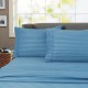 600 Thread Count 100% Egyptian Cotton Wrinkle Free Striped Sheet Set