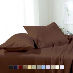 Solid Wrinkle-Free Microfiber Sheet Set, deep pocket, 100% Microfiber By Royal Hotel Bedding