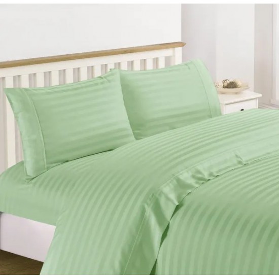 Home Collection 1200 Thread Count 100% Cotton Egyptian Quality Deep Pocket Stripe Sheet Set