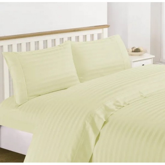 Home Collection 1200 Thread Count 100% Cotton Egyptian Quality Deep Pocket Stripe Sheet Set