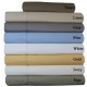 Royal Hotel Bedding Top Split King Adjustable King Size 650 Thread Count Solid Sheet Set, Cotton Blend Wrinkle Free 4-Piece Sheet Set