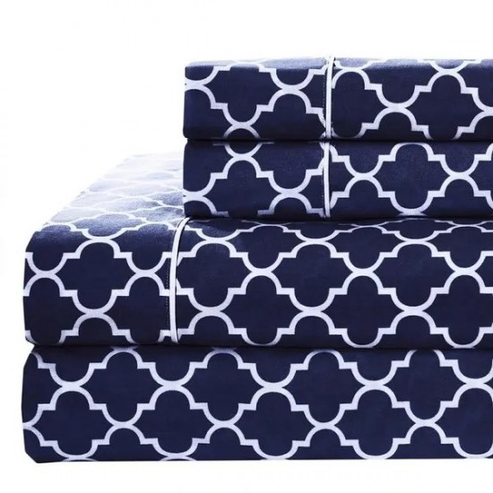 Royal Hotel Bedding Adjustable Meridian Sheet Set 340 Thread Count 100% Cotton Sateen