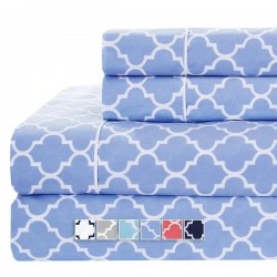 Royal Hotel Bedding Adjustable Meridian Sheet Set 340 Thread Count 100% Cotton Sateen