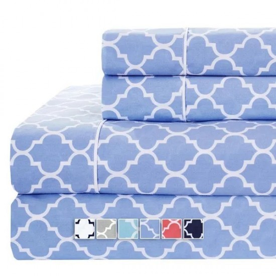 Royal Hotel Bedding Adjustable Meridian Sheet Set 340 Thread Count 100% Cotton Sateen
