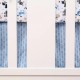 3Piece Baby Nursery Baby Crib Bedding Set Navy Blue Standard Size Crib Set Soft Cotton ,Includes Quilt, Fitted Sheet, Dust Ruffle