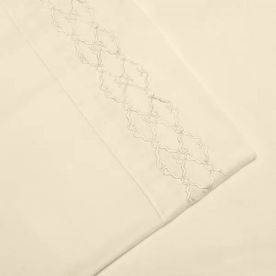 Home Sweet Home Extra Soft Deep Pocket Embroidered Luxury Bed Sheet Set