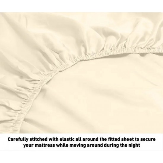 Home Sweet Home Extra Soft Deep Pocket Embroidered Luxury Bed Sheet Set