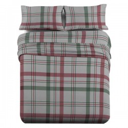 Bed Sheet Set 170GSM, Deep Pocket, Thick, Heavy and Ultra soft Cotton Flannel, Dessines Plaid