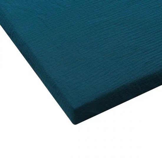 Baby Bed Fitted Sheet Cotton Crib Fitted Sheet Bedding Protector Solid Color Mattress Cover for Unisex Baby Boys Girls DFK