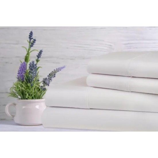 Bamboo Lavender Infused Scented 4-Piece Sheet Set
