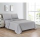 Bibb Home Egyptian Luxury 1800 Count Printed 4 Piece Sheet Set