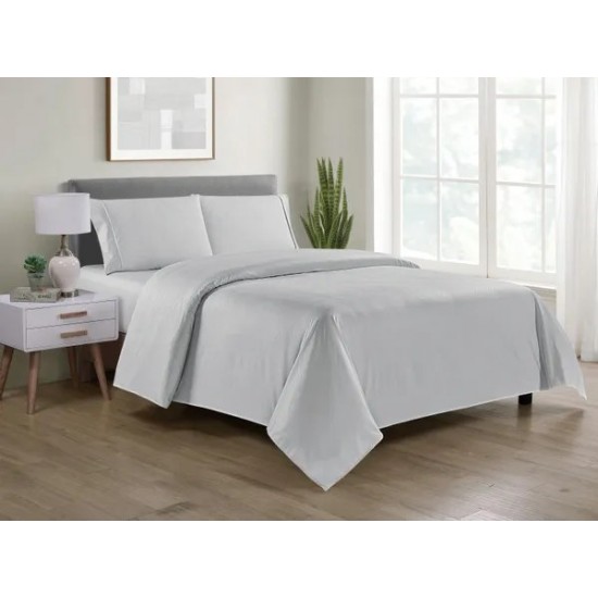 Bamboo 4 Piece Luxury Chevron Embossed Sheet Set