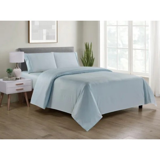 Bamboo 4 Piece Luxury Chevron Embossed Sheet Set