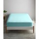 Feather & Stitch Fitted Sheet Only 100% Cotton 300 TC Lightweight Cooling Breathable Percale Weave Sheet 16