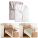 Pack of 2/3pcs Baby Bassinet Fitted Sheet Comfortable Crib Cushion Cover Bedding Stuff Mattress Protective Case