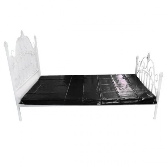 Waterproof Black PU Leather Disposable Bed Sheet for Sensual Play