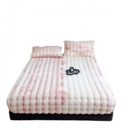 Plush Fleece Fitted Sheet Set | Winter Warmth Bedding with Full Encasement for Mattress Protection