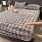 Rabbit Fur Bed Skirt - Misty Rain Gray
