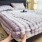 Rabbit Fur Bed Skirt - Modern Pink