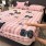 Rabbit Plush Bed Skirt - Xuan Flower