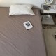 Solid Color Cotton Fitted Sheet – Minimalist Design for 1.8m Bed, Mattress Protector