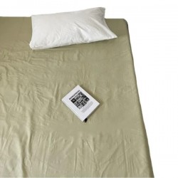Solid Color Cotton Fitted Sheet – Minimalist Design for 1.8m Bed, Mattress Protector