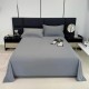 Soft Flannel Bed Sheet Set - Cozy Cotton Single & Double Size, Minimalist Solid Color with Pillowcases