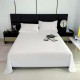 Soft Flannel Bed Sheet Set - Cozy Cotton Single & Double Size, Minimalist Solid Color with Pillowcases