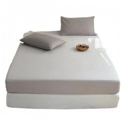 Luxury Egyptian Cotton Fitted Sheet – Pure Combed Cotton Bed Skirt Protector for Mattresses