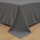 Soft Cotton Solid Color Bed Sheet Set for Dorm or Home - Includes Fitted Sheet and Pillowcases