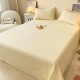 Soft Washed Cotton Bed Sheet Set - Solid Color Single Piece for Dormitory