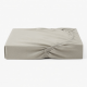 Pure Color Fitted Sheet - A-Class Cotton, Skin-Friendly, Washed Cotton Bed Cover for Mattress Protection