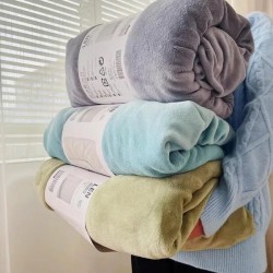 Solid Color Velvet Fitted Sheet | Winter Flannel Mattress Protector | Warm & Cozy Bed Cover