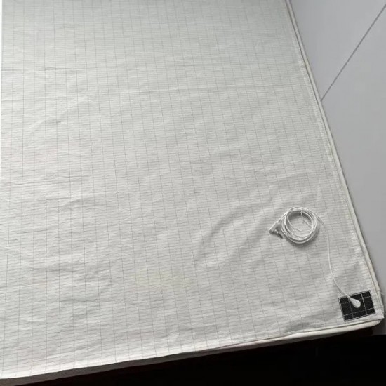 Silver Fiber Anti-Static Grounding Sheet Set with Conductive Wire – Bed Sheet, Fitted Sheet & Pillowcase