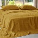 Washed Linen Cotton Flat Sheet Set - Minimalist Nordic Style Pure White Bedding for Boho Chic & Airbnb Stays