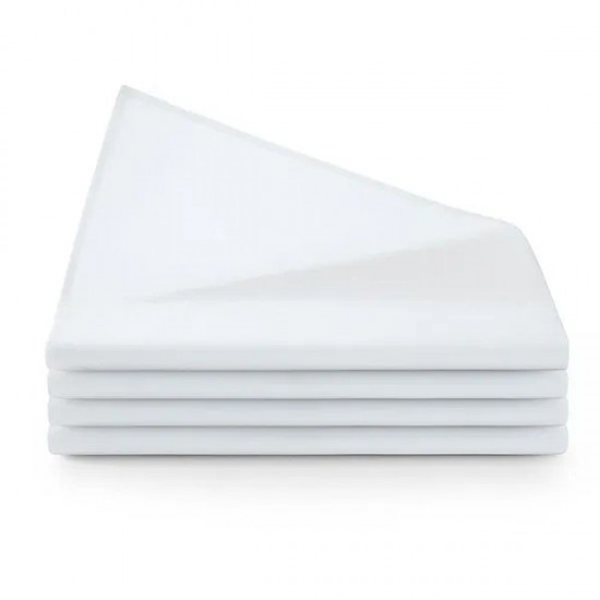 White Fitted Bed Sheet for Dormitory and Military Use