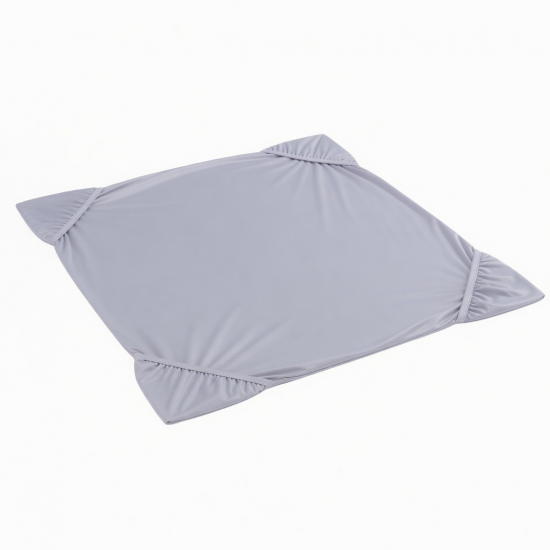 A-Grade Baby-Safe Cooling Ice Silk Fitted Sheet for Summer | Soft, Breathable & Machine Washable Bed Sheet