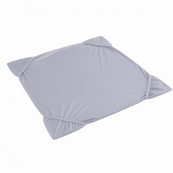 A-Grade Baby-Safe Cooling Ice Silk Fitted Sheet for Summer | Soft, Breathable & Machine Washable Bed Sheet