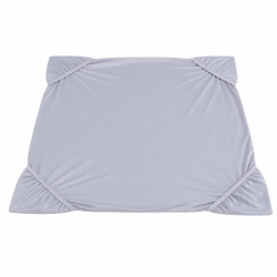 A-Grade Baby-Safe Cooling Ice Silk Fitted Sheet for Summer | Soft, Breathable & Machine Washable Bed Sheet